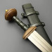 Marvelous Handmade 32-in D2 Tool Steel Hunting Gladius Sword with Scabbard ML-12093