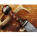 Handmade - Hand forged Damascus Steel - Roman Gladius Sword - 32-in Rosewood Handle GL12093